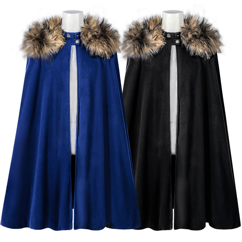 Jackets - Cadılar Bayramı için Yün Pelerin, Retro