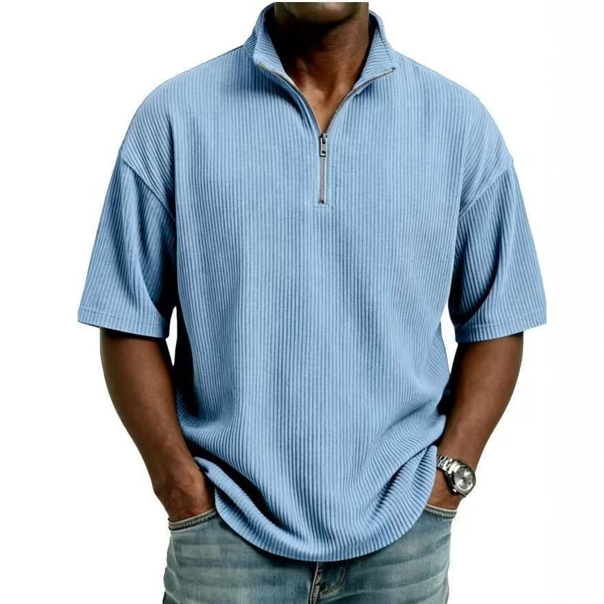 Yazlık Kordonlu Dik Yaka Gömle - Corduroy Button Up Shirt Men incelemesi ve fiyatı
