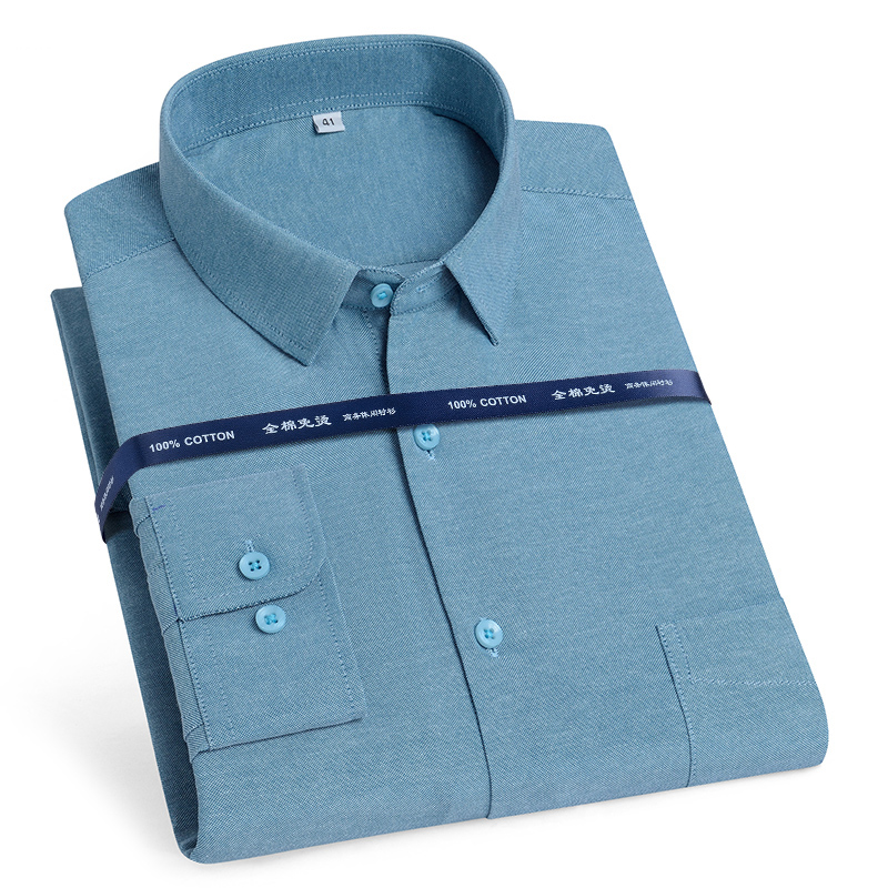 Erkek uzun kollu rahat yumuşak - Oxford Cotton Casual Shirt Business incelemesi ve fiyatı