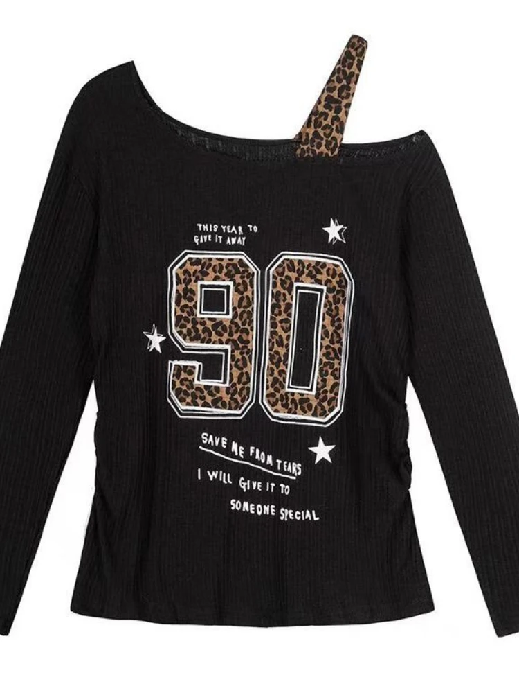 Y2K Patchwork Leopar Desenli T - Shirts incelemesi ve fiyatı