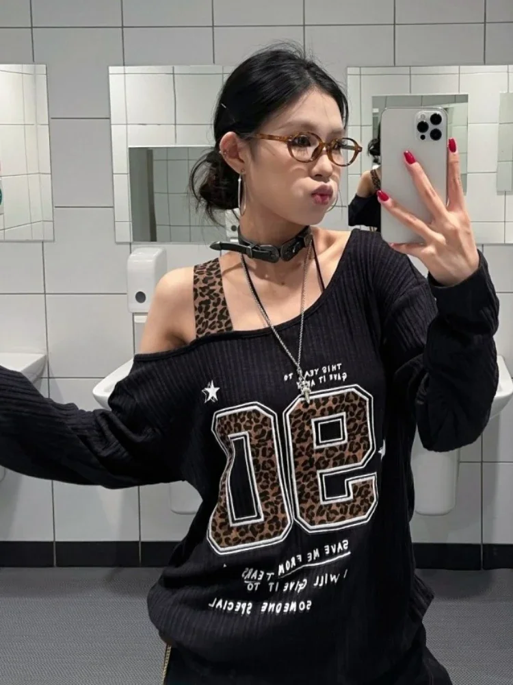 Y2K Patchwork Leopar Desenli T - Shirts incelemesi ve fiyatı