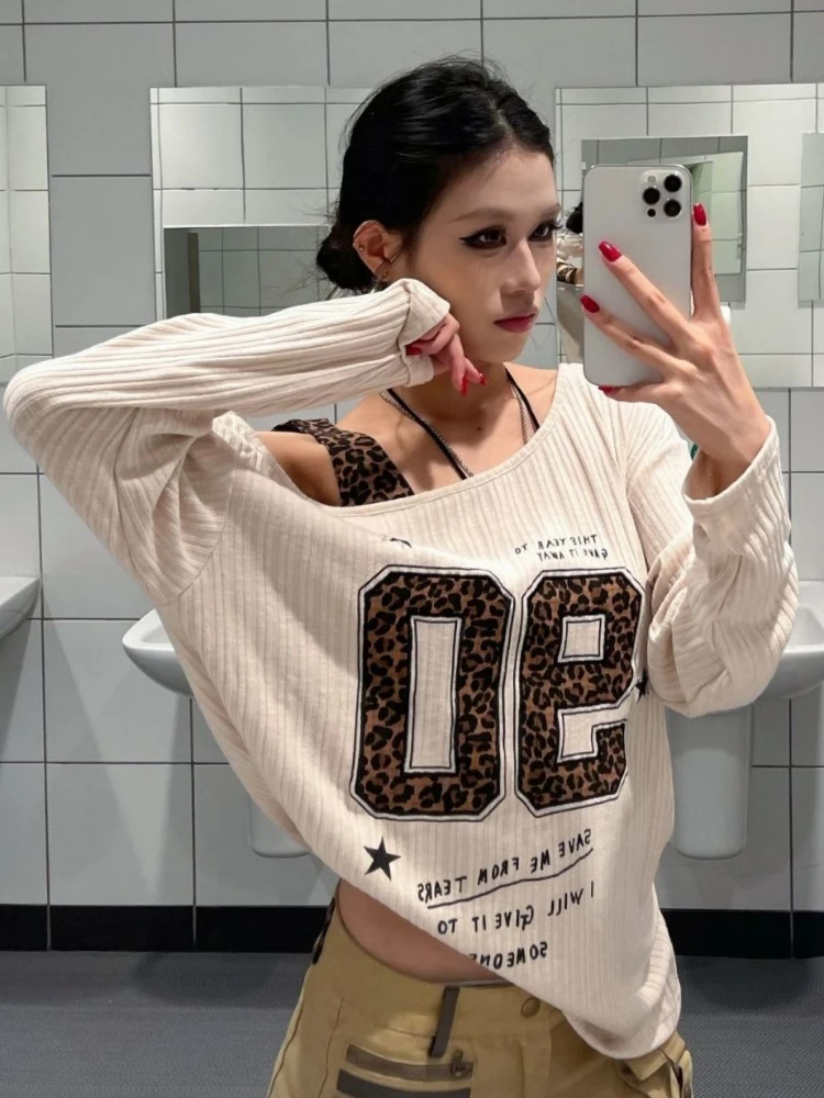 Y2K Patchwork Leopar Desenli T - Shirts incelemesi ve fiyatı