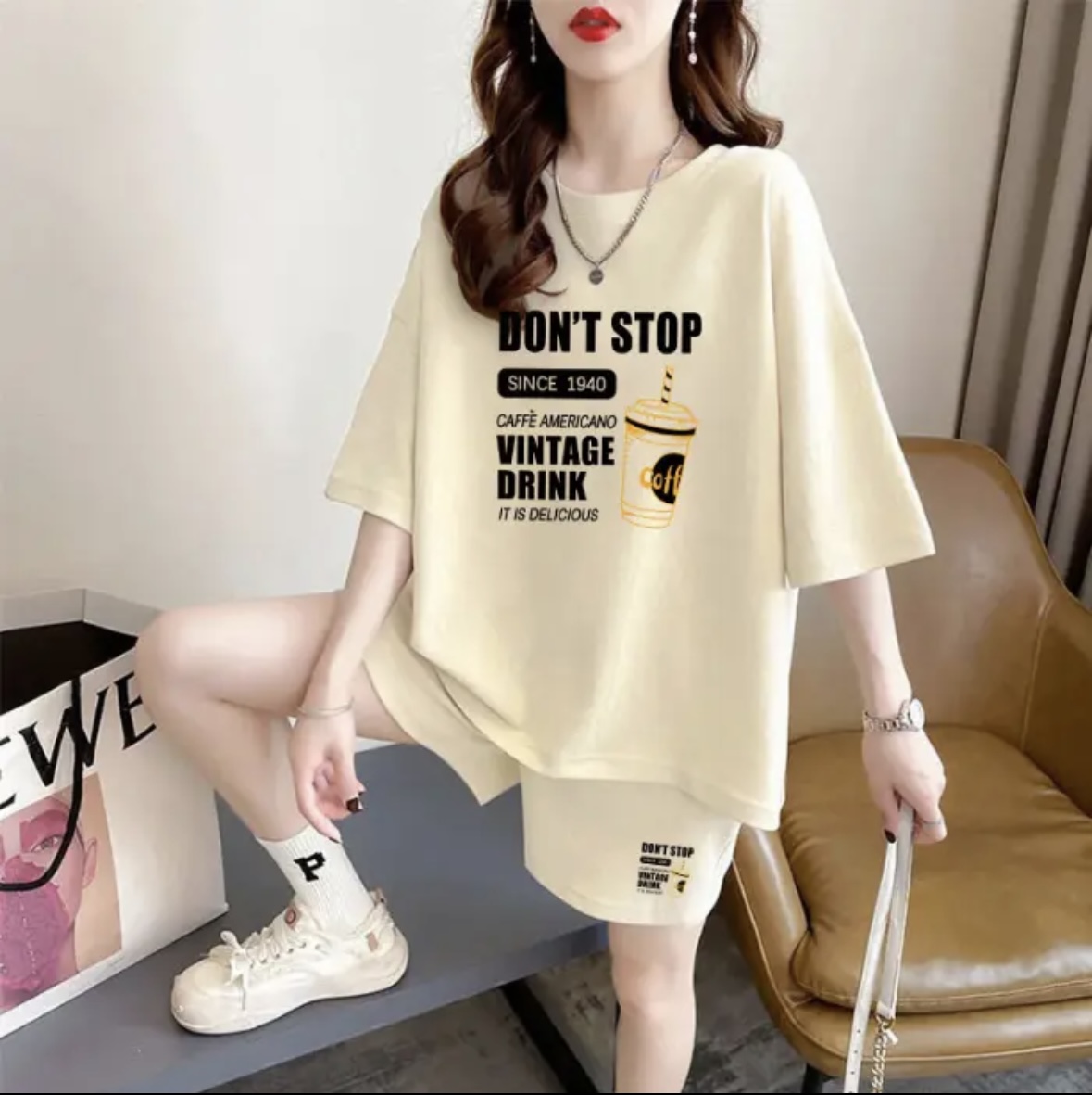 Moda kadın yazlık şort takımı, - T-Shirts incelemesi ve fiyatı